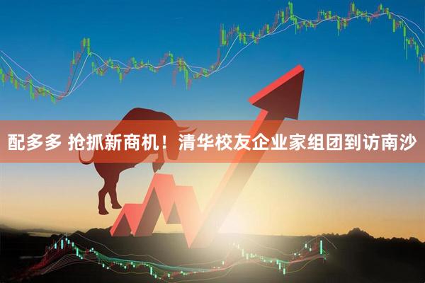 配多多 抢抓新商机！清华校友企业家组团到访南沙