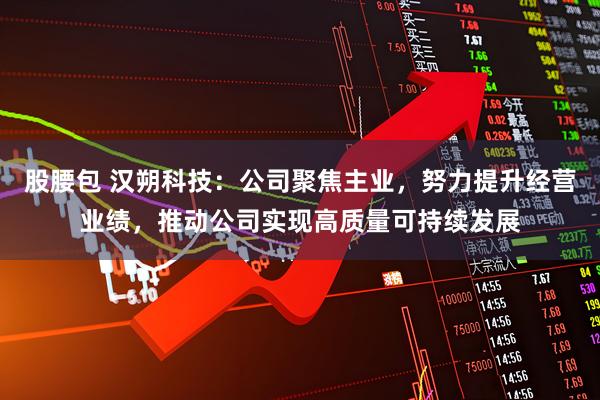 股腰包 汉朔科技：公司聚焦主业，努力提升经营业绩，推动公司实现高质量可持续发展